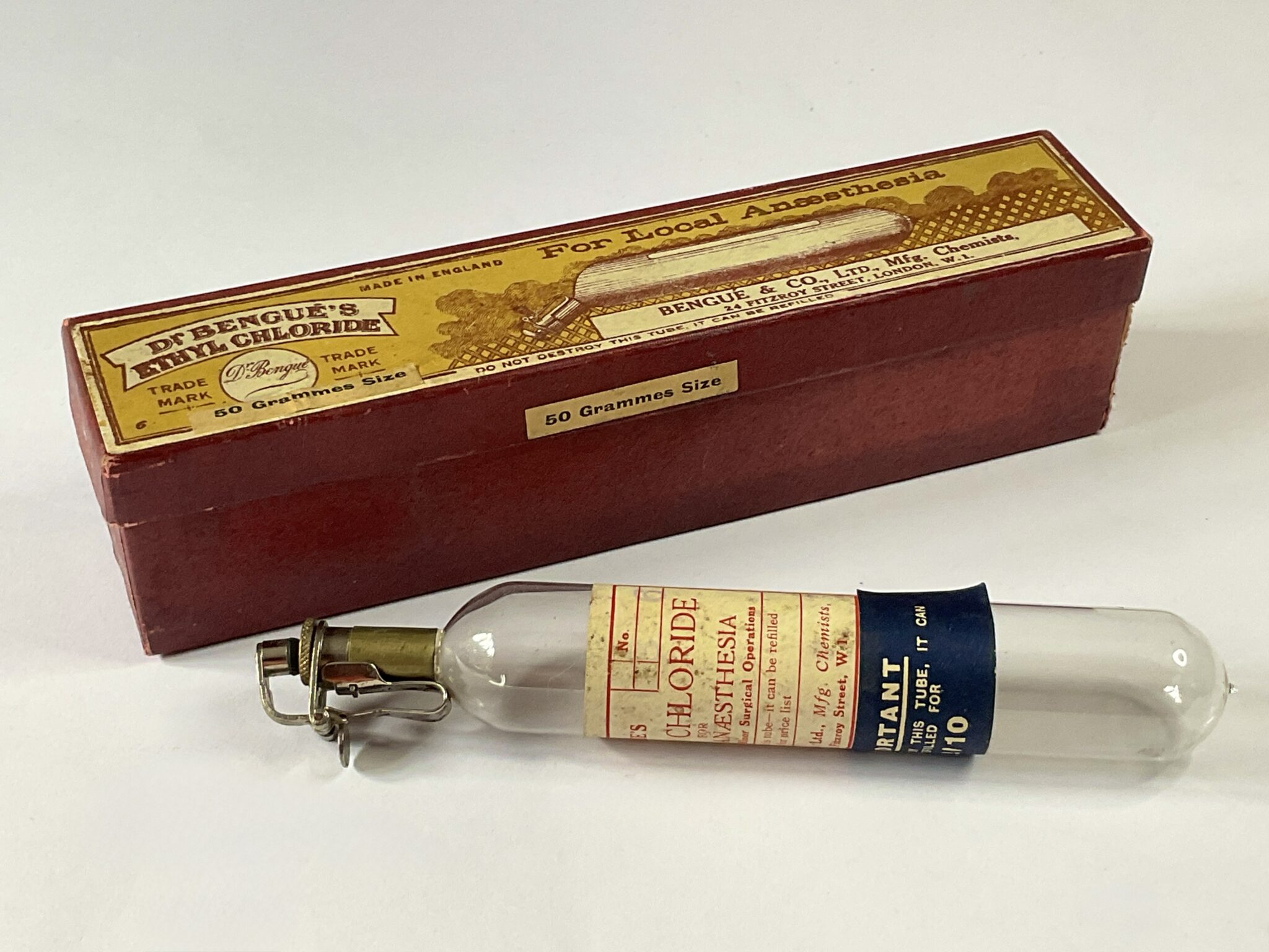 Antique medical device, Dr Bengué’s local anaesthesia set.