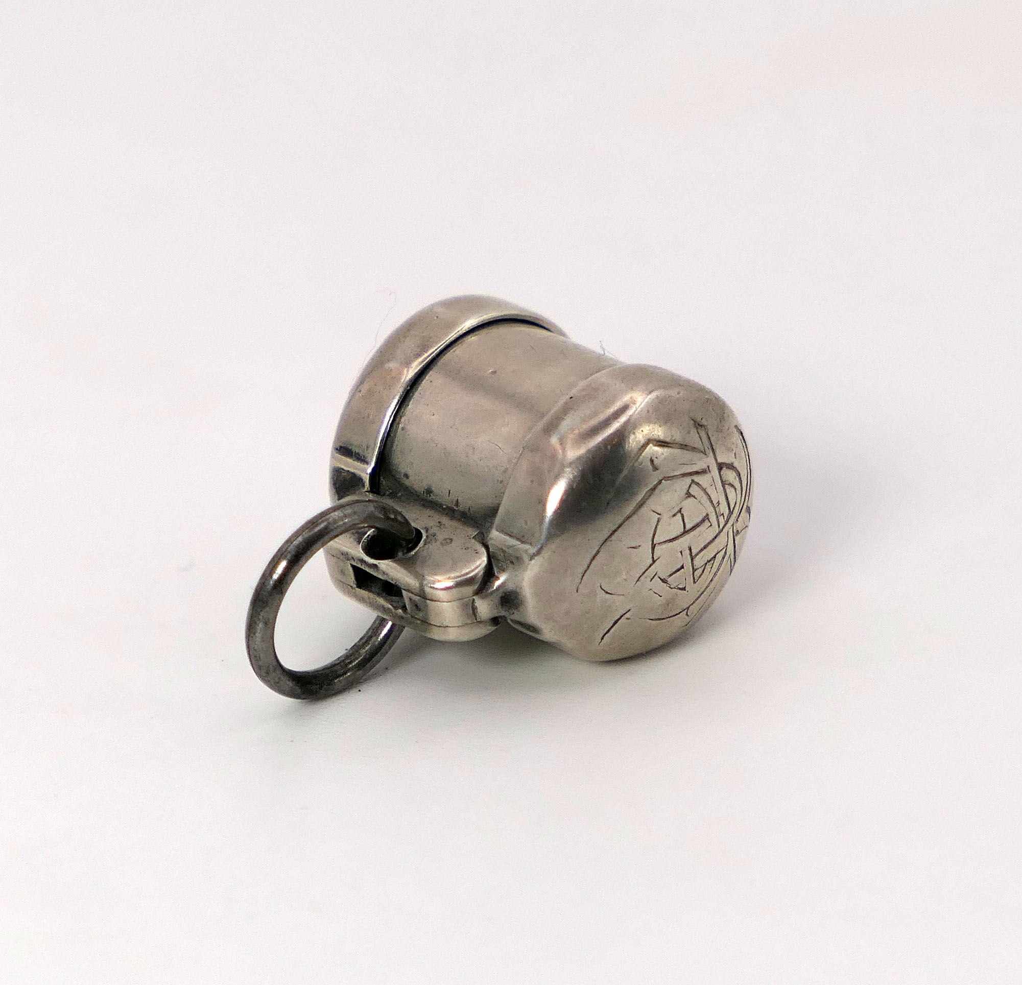 Coddington Microscope Pendant Set In Silver Housing, Late 19th Century
