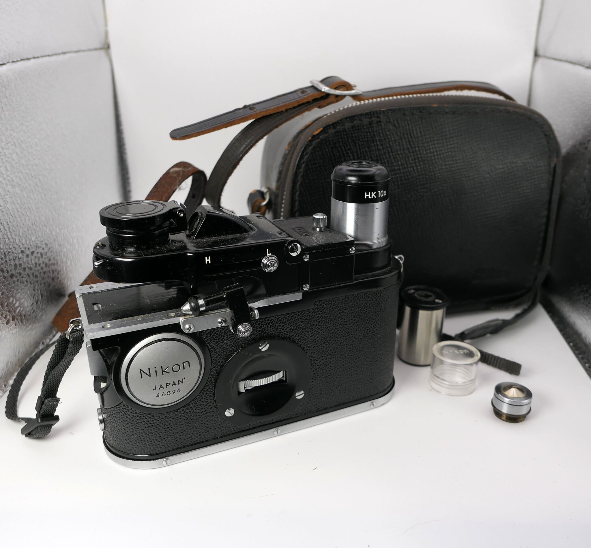 Nikon Model H Field Microscope with original case ca. Late 1960s
