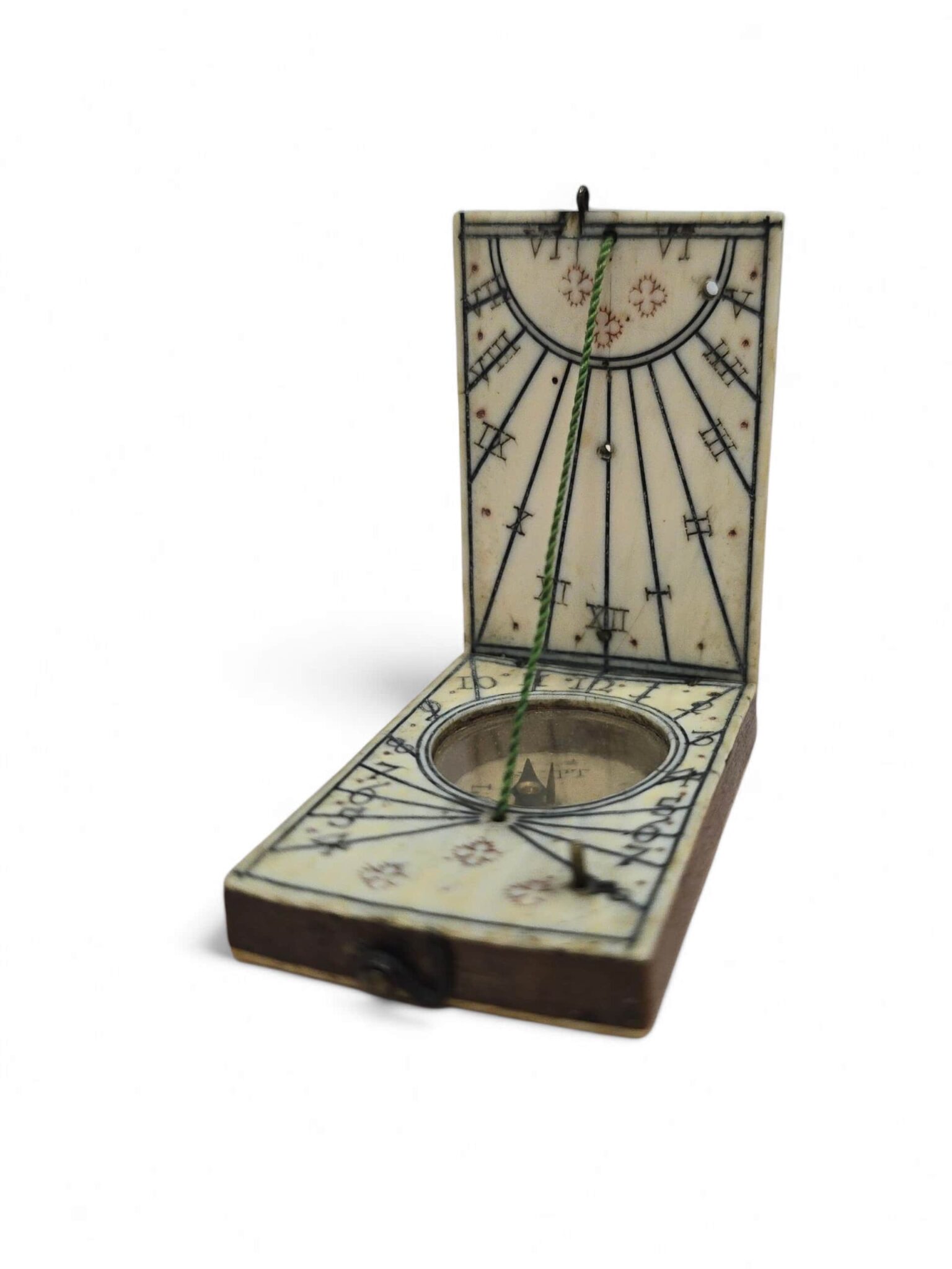 17th Century German Portable Ivory Sundial — Possibly Nuremberg
