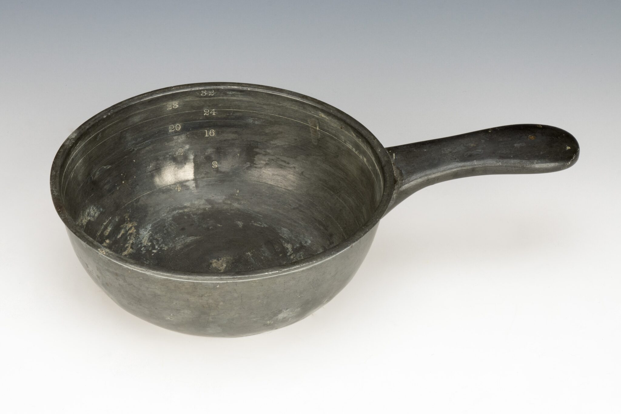 C1800  Pewter Bleeding Bowl w. Graduated Rings