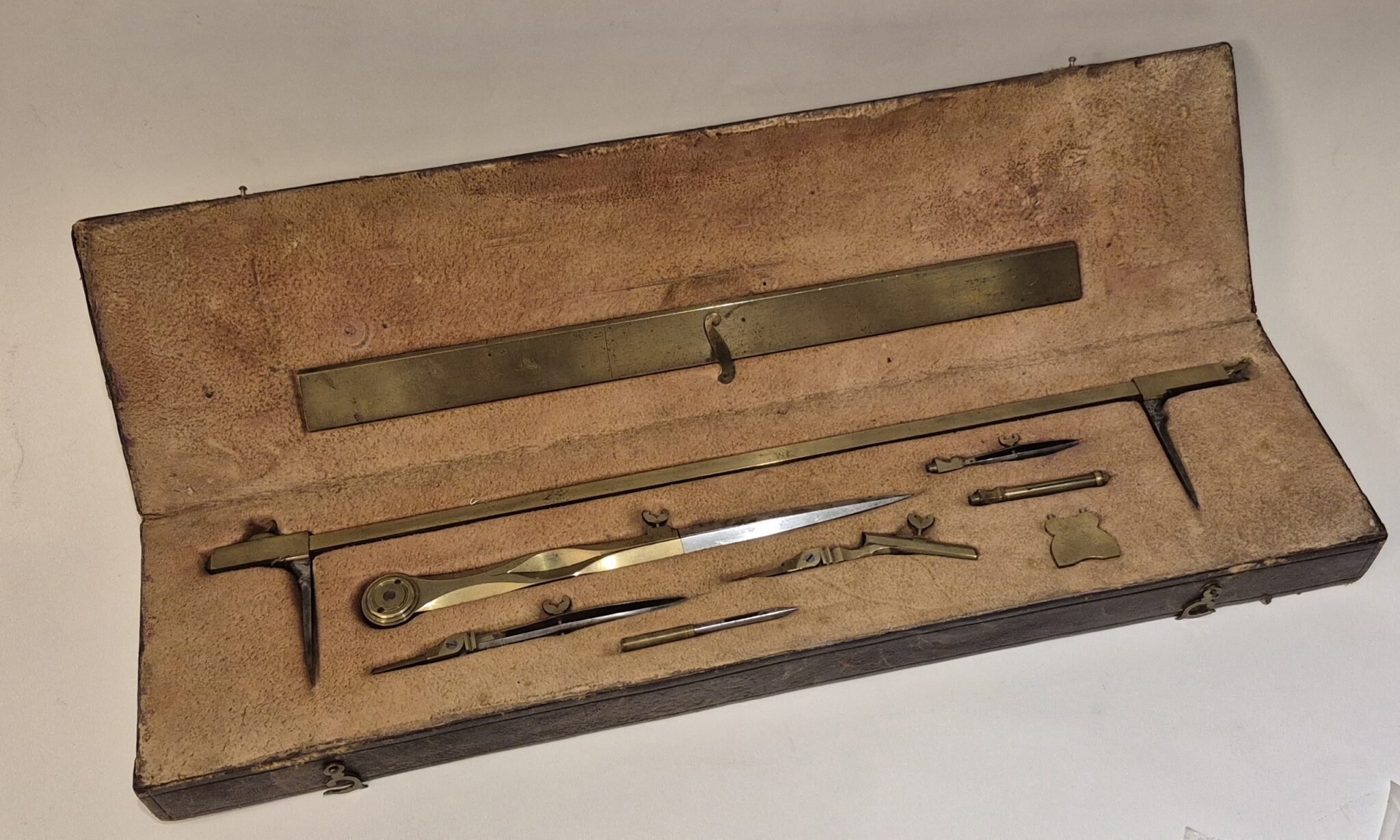 Large 18th century German technical drawing set with provenance