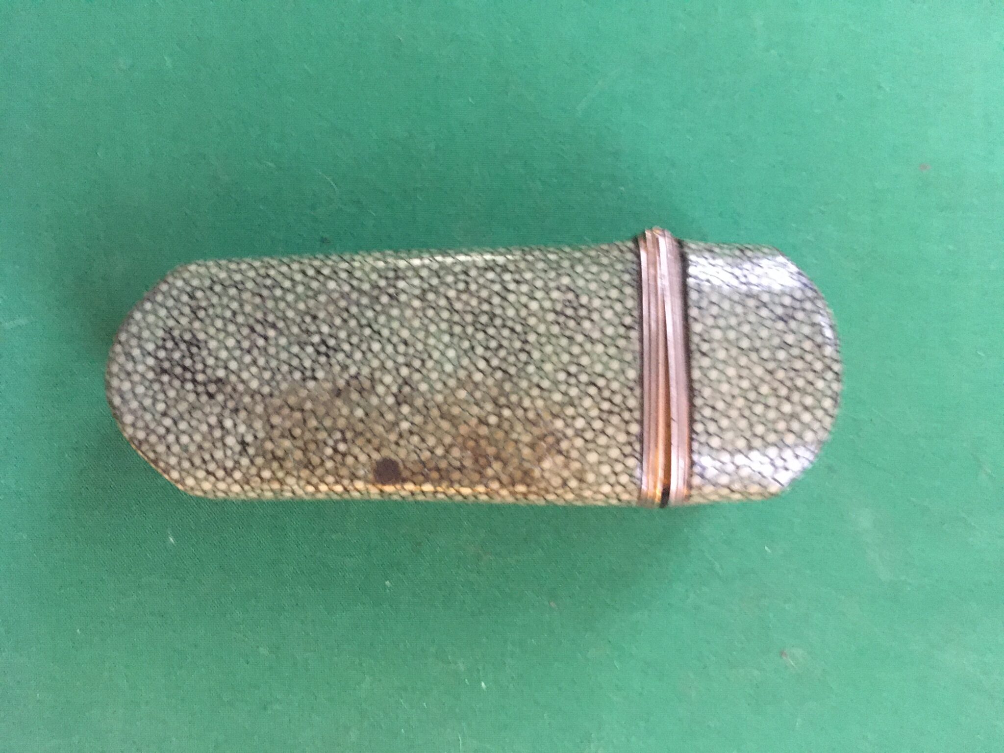 Rare three Spectacle shagreen Case