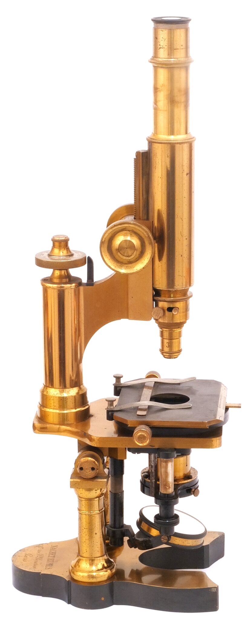 Unusual Nachet Grand Model No. 2 Microscope (1870)