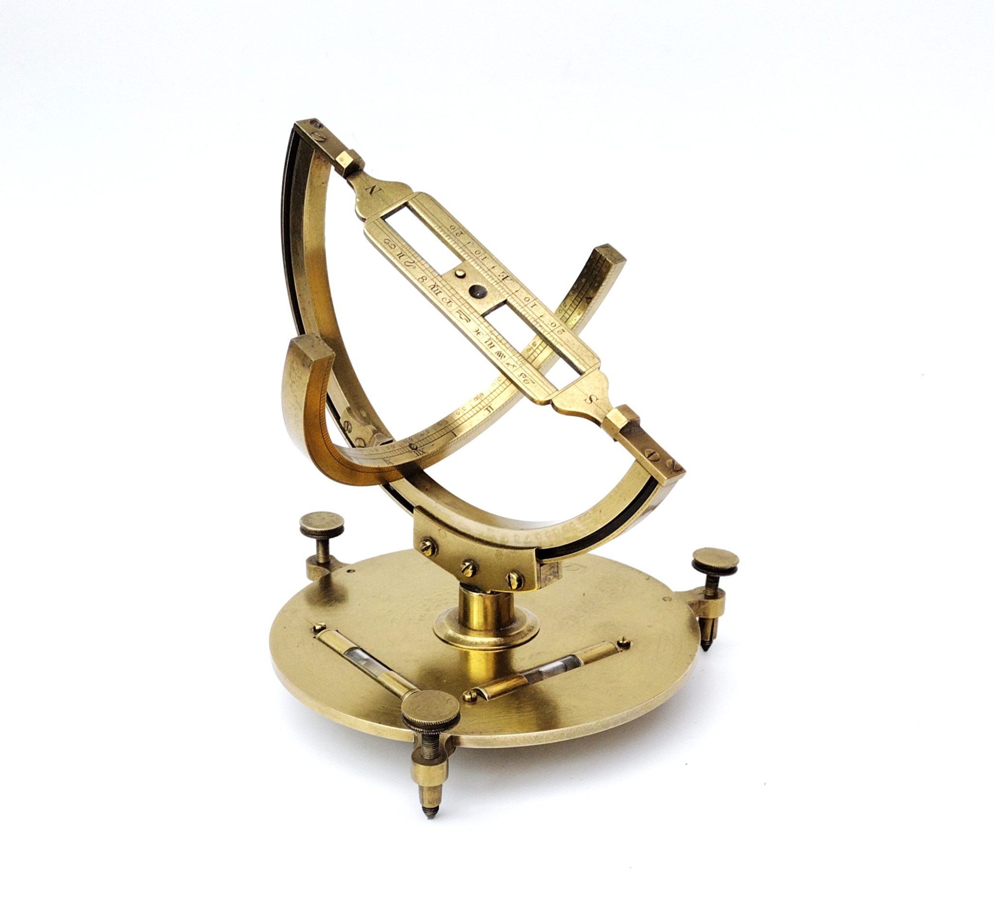 SOLD – A rare equinoctial half circle ring dial on stand by Dollond IMG_20260223_133408315 SOLD – A rare equinoctial half circle ring dial on stand by Dollond