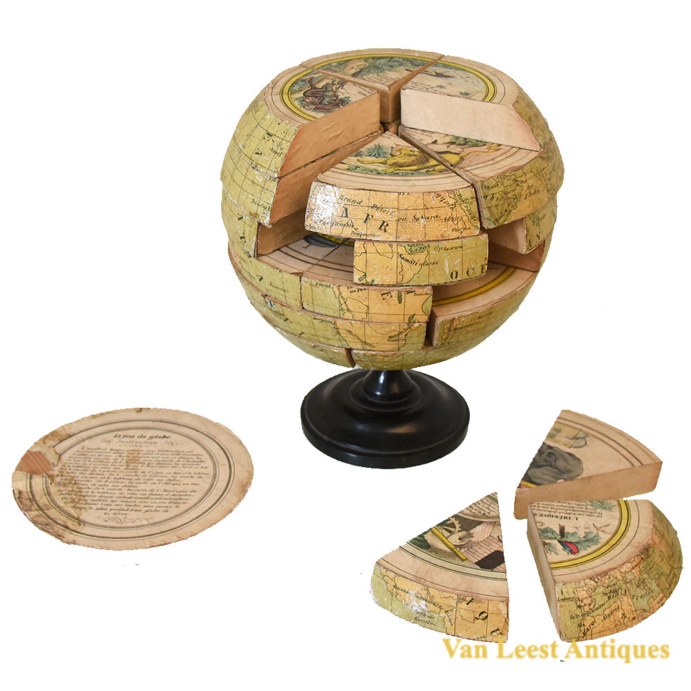 Ch. Kapp Puzzle globe, Nuremberg.