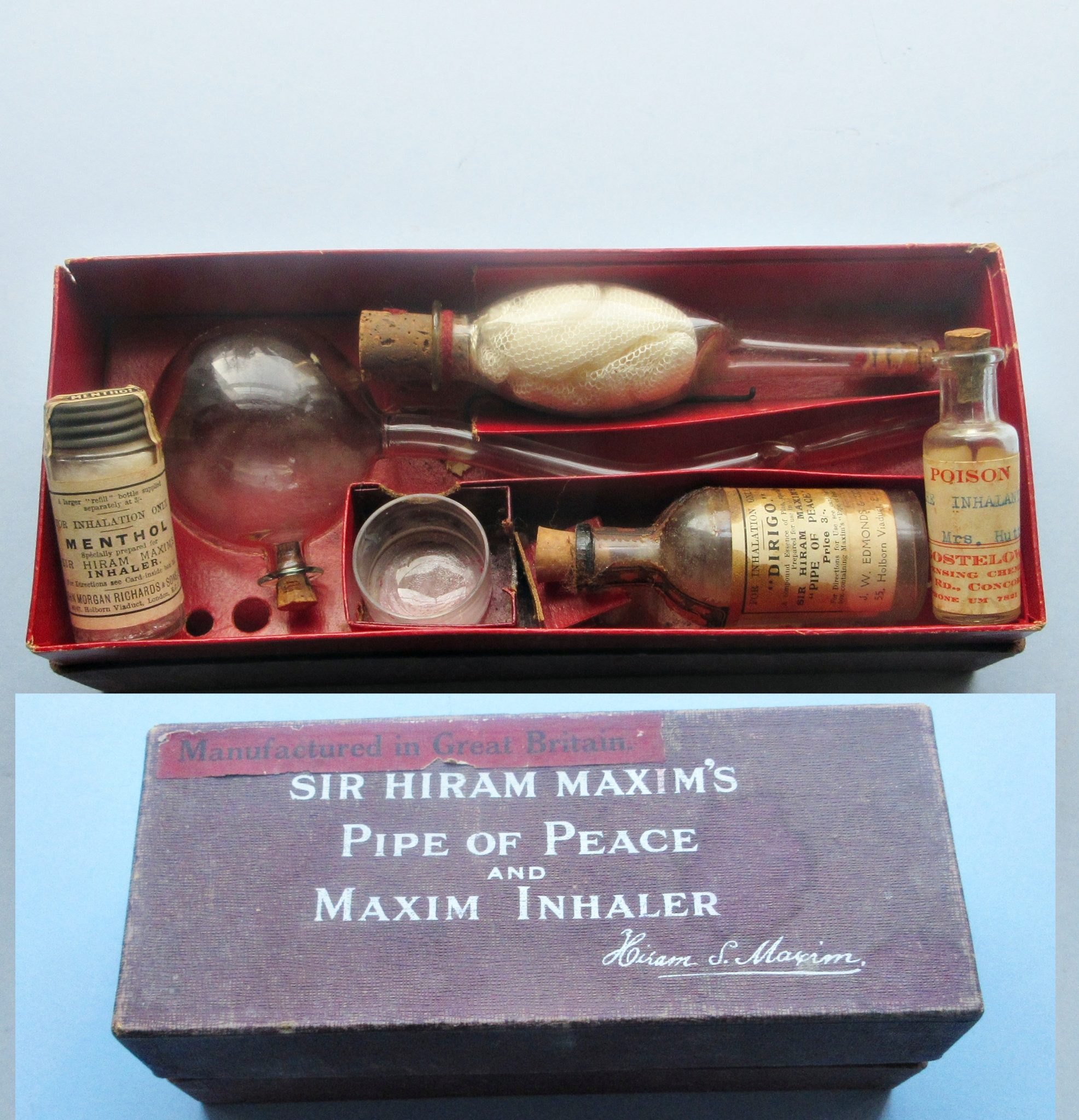 Maxim’s ‘Pipe of Peace’, C1909