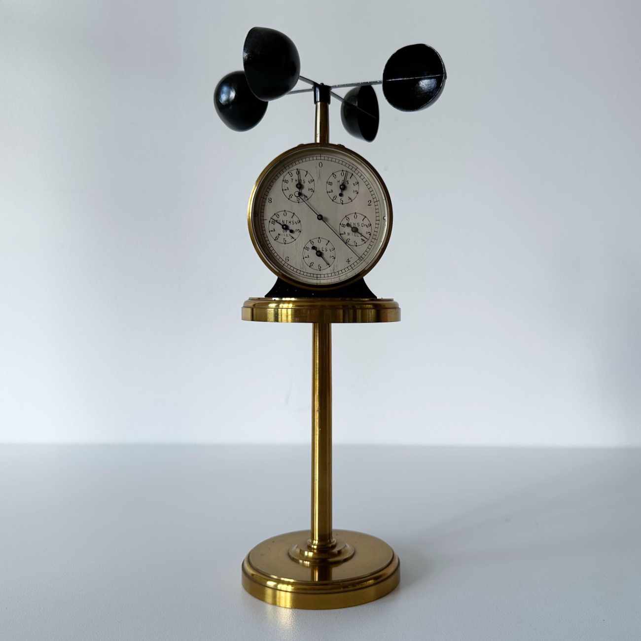 Rare Pedestal Anemometer by J Hicks of London