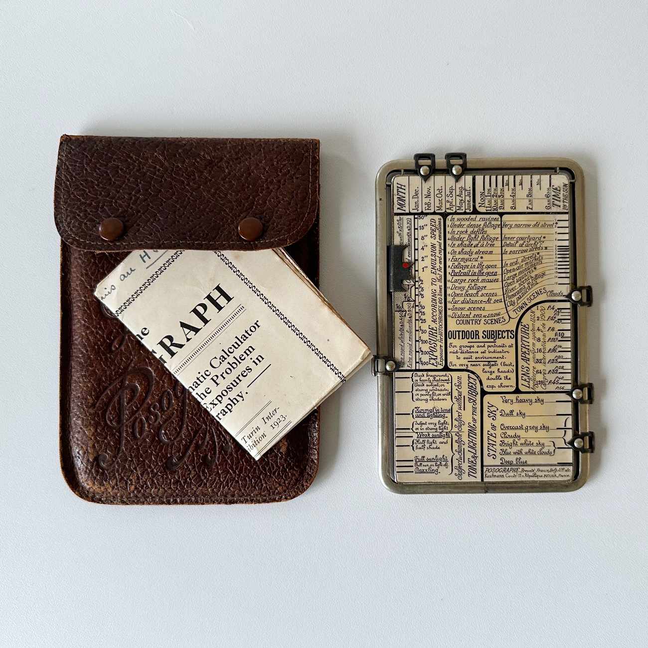 Early Twentieth Century Posograph Photographic Exposure Machine by Auguste Robert Kauffman