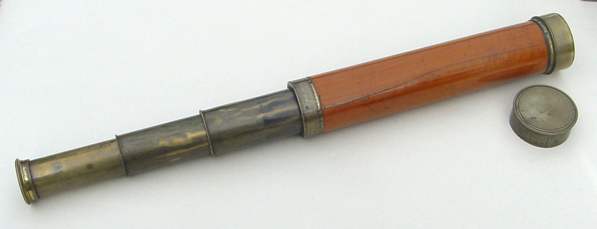 “JE. RAMSDEN” THREE-DRAW TELESCOPE