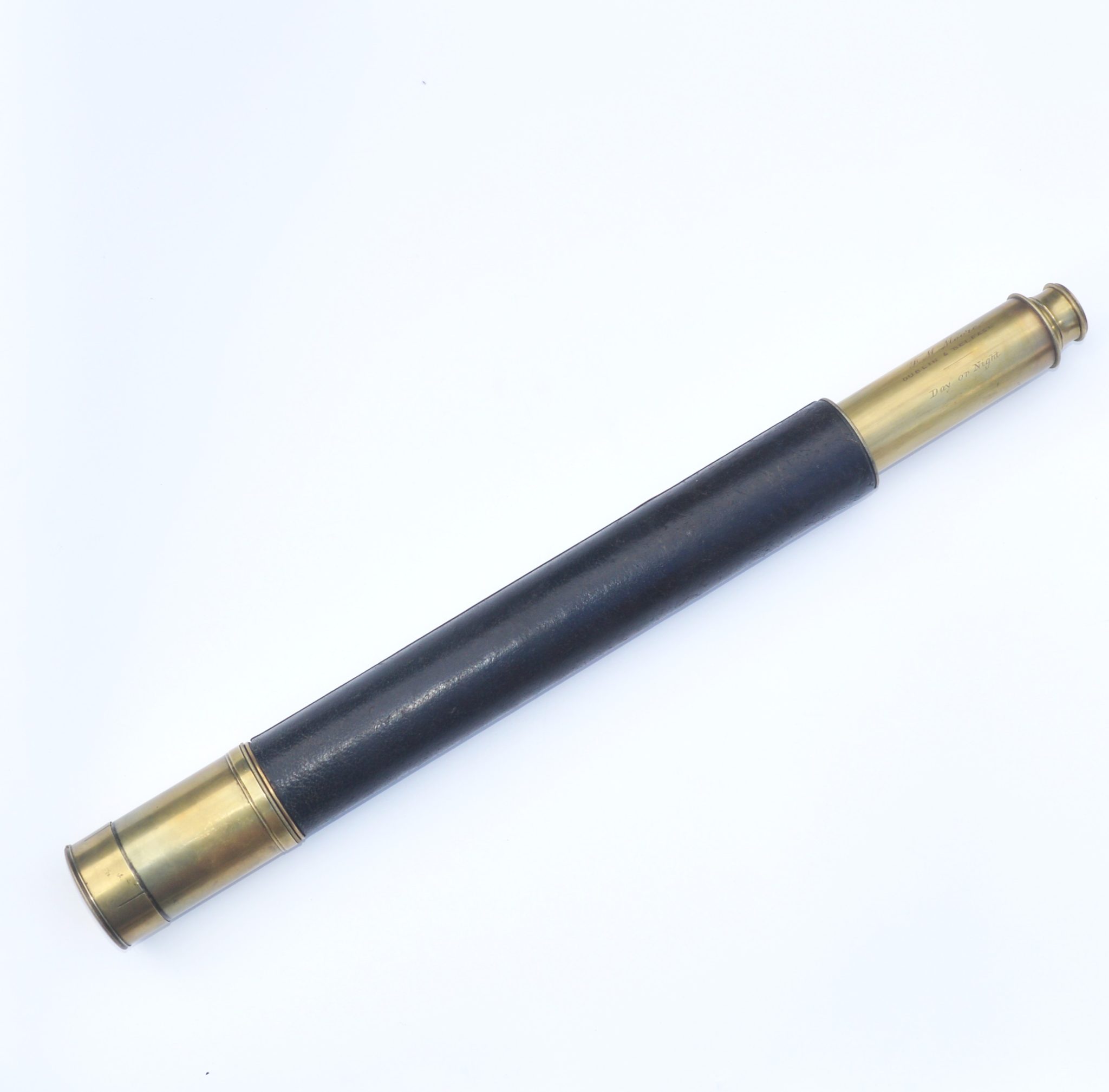 SOLD – A large marine telescope – F.M. Moore. Dublin & Belfast.