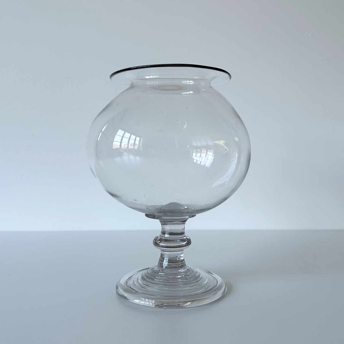 Georgian Glass Medical Leech Jar