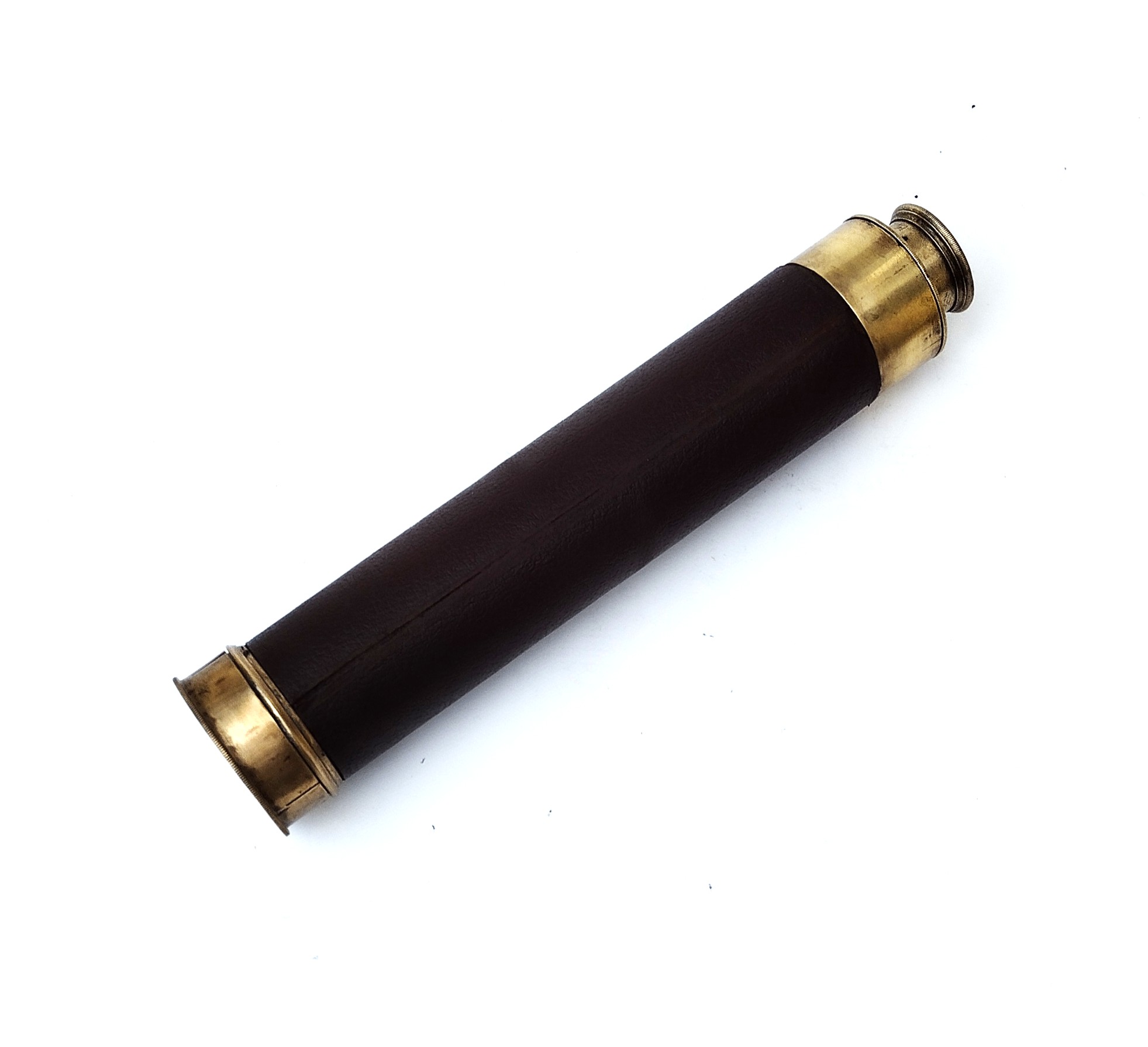 Three draw telescope – Watkins & Hill, c 1840.