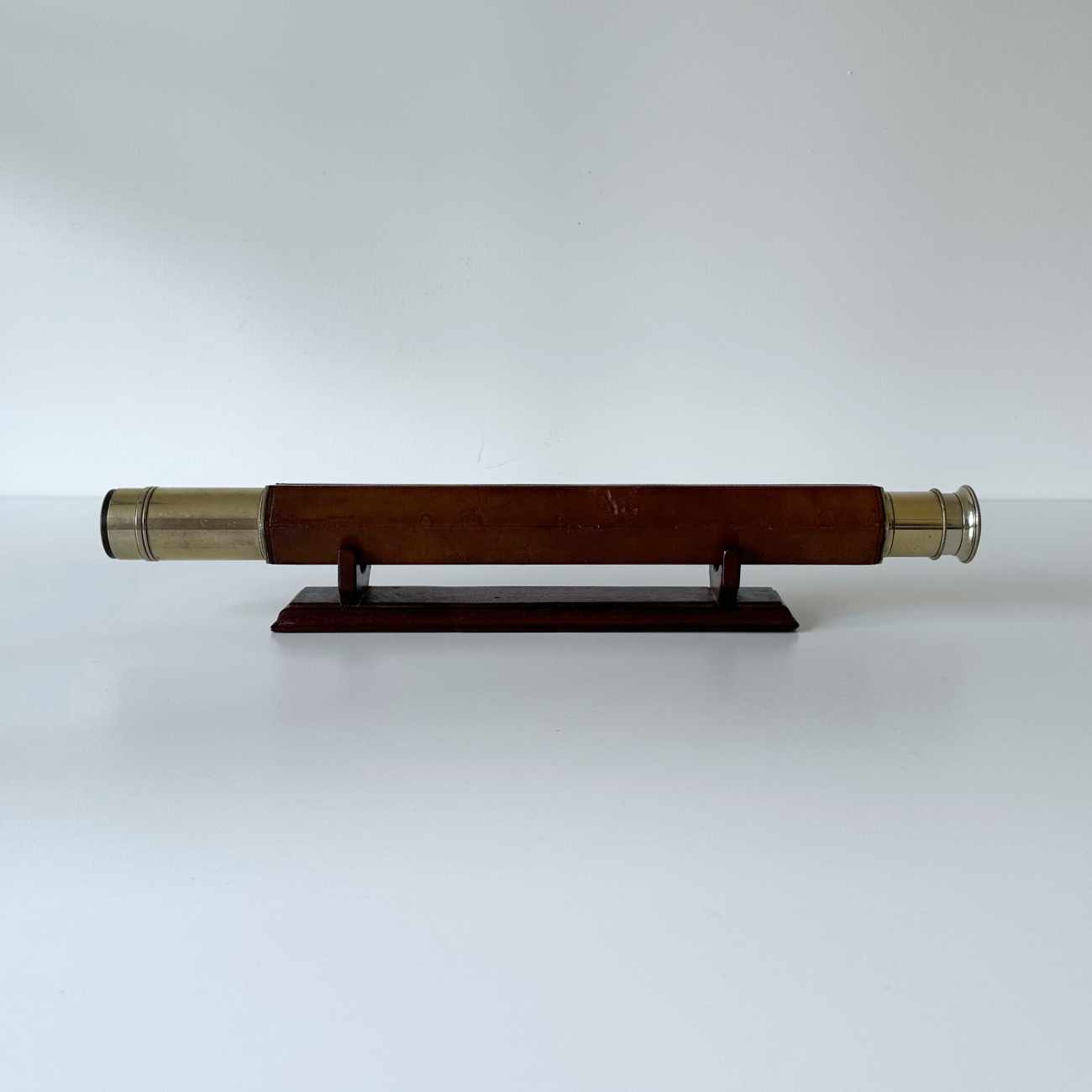 Victorian Single Draw Hexagonal Marine Telescope by Ross of London