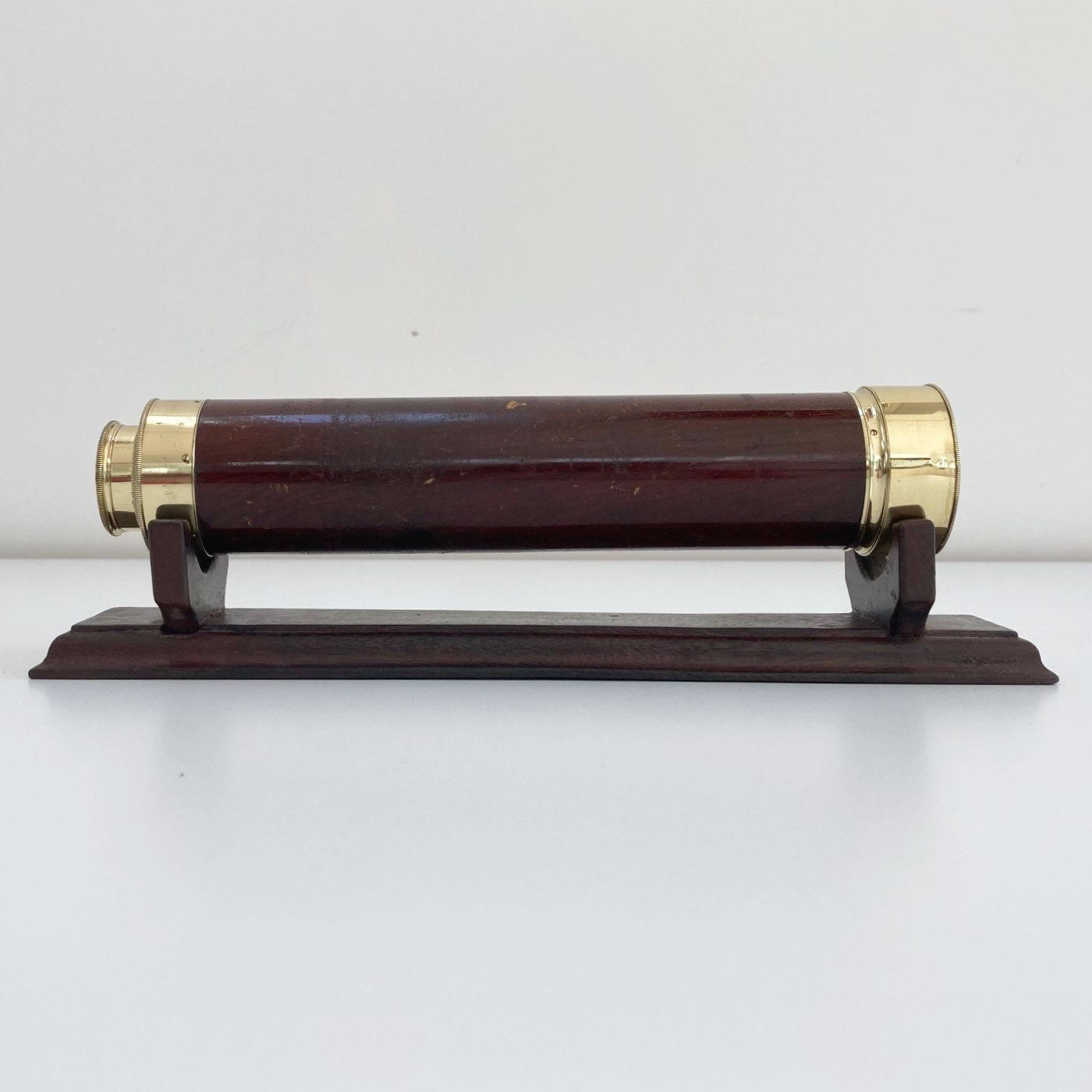 Late Eighteenth Century Three Draw Telescope by Jesse Ramsden in Original Case