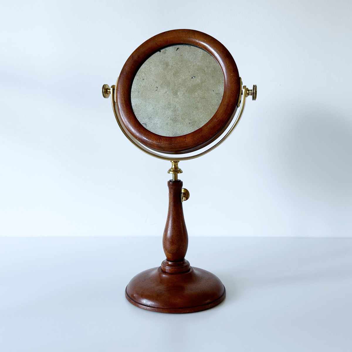 Early Victorian Scientific Optical Mirror by Thomas Rubergall of London