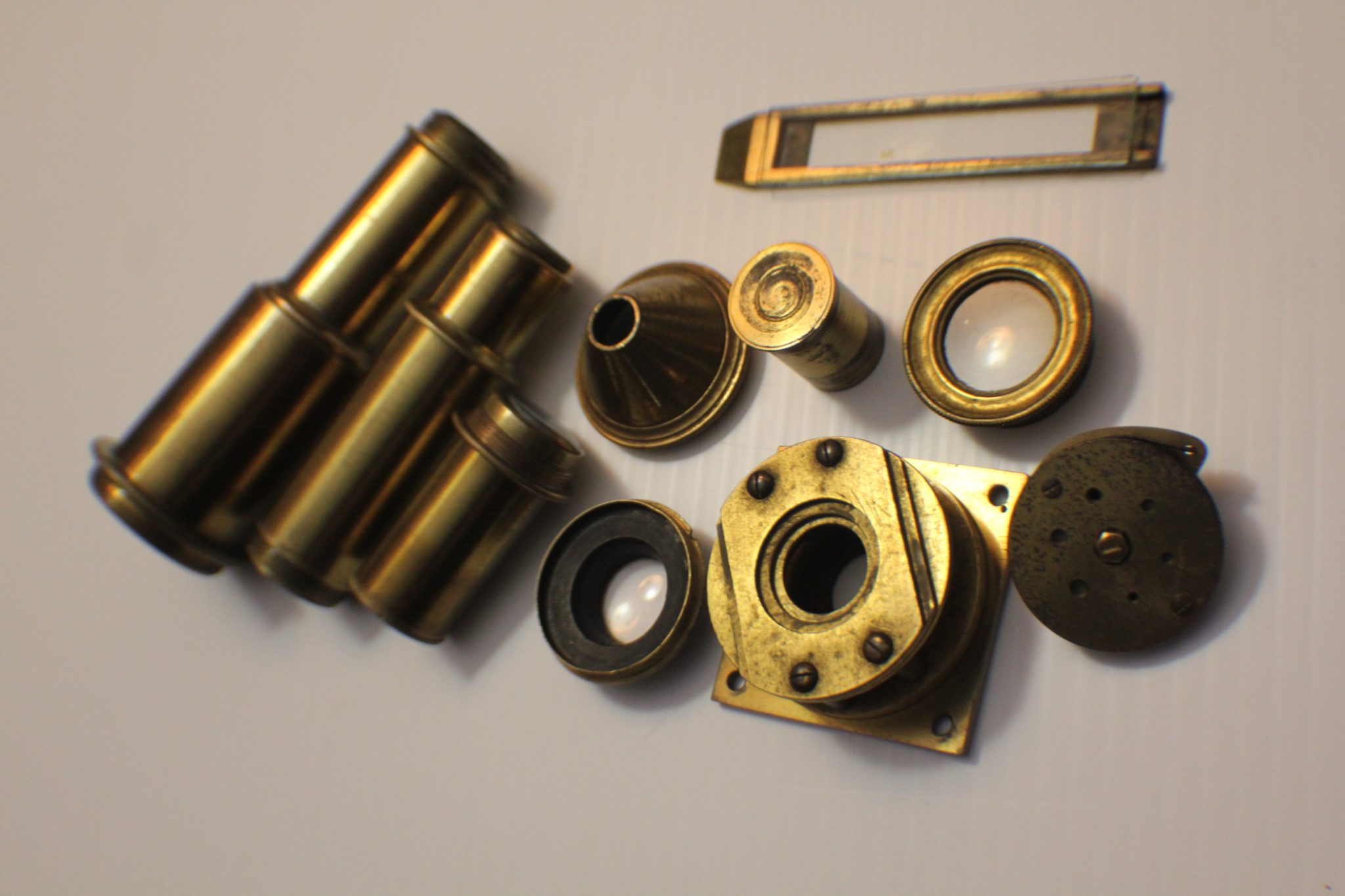 ~CUFF/JONES MICROSCOPE COMPENDIUM PARTS-18th C~