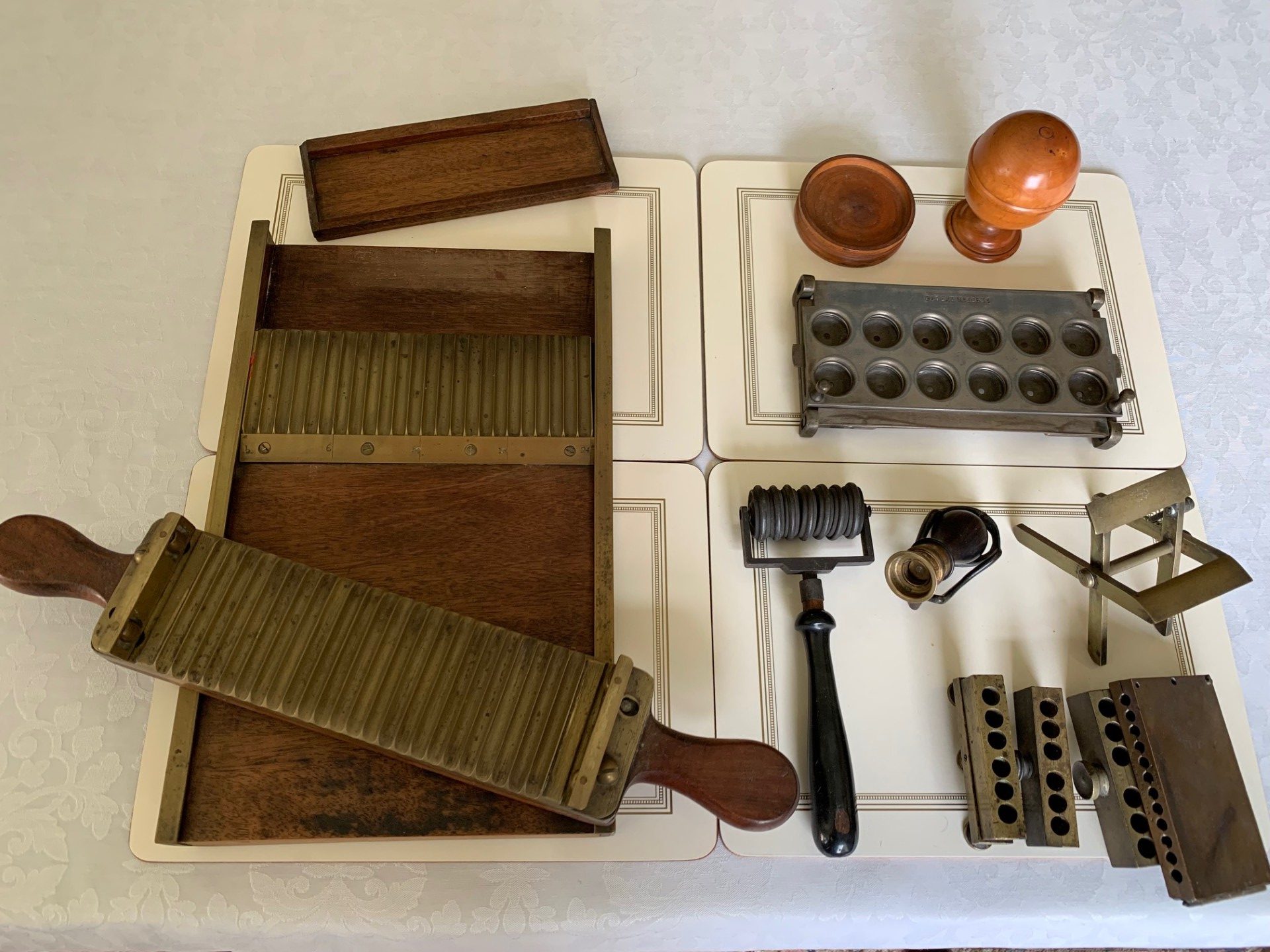 Antique Set of Various Apothecary’s Pill-making Tools & Equipment – circa 1900