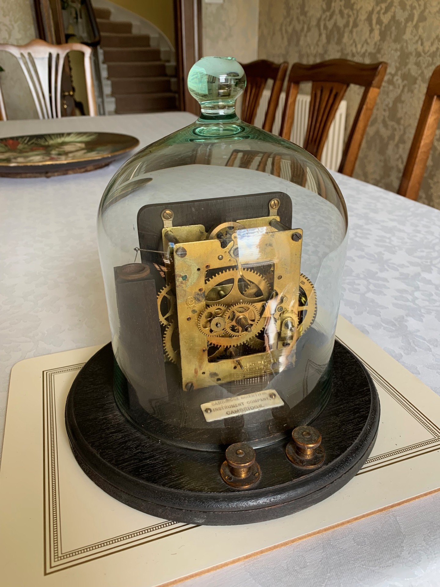 Antique Clockwork Electrical Pulse Apparatus by Cambridge Scientific