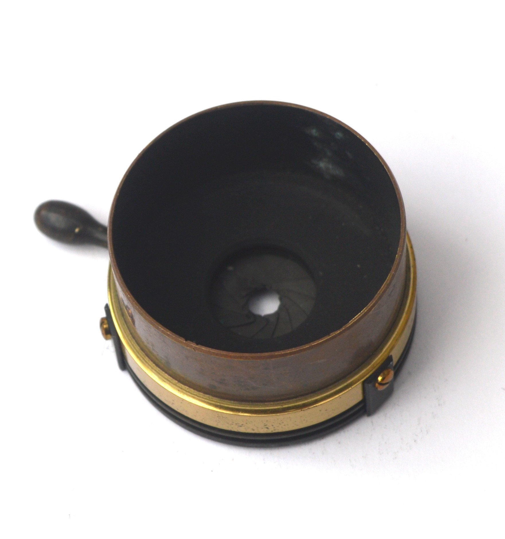 Microscope accessories: sub stage diaphragm.
