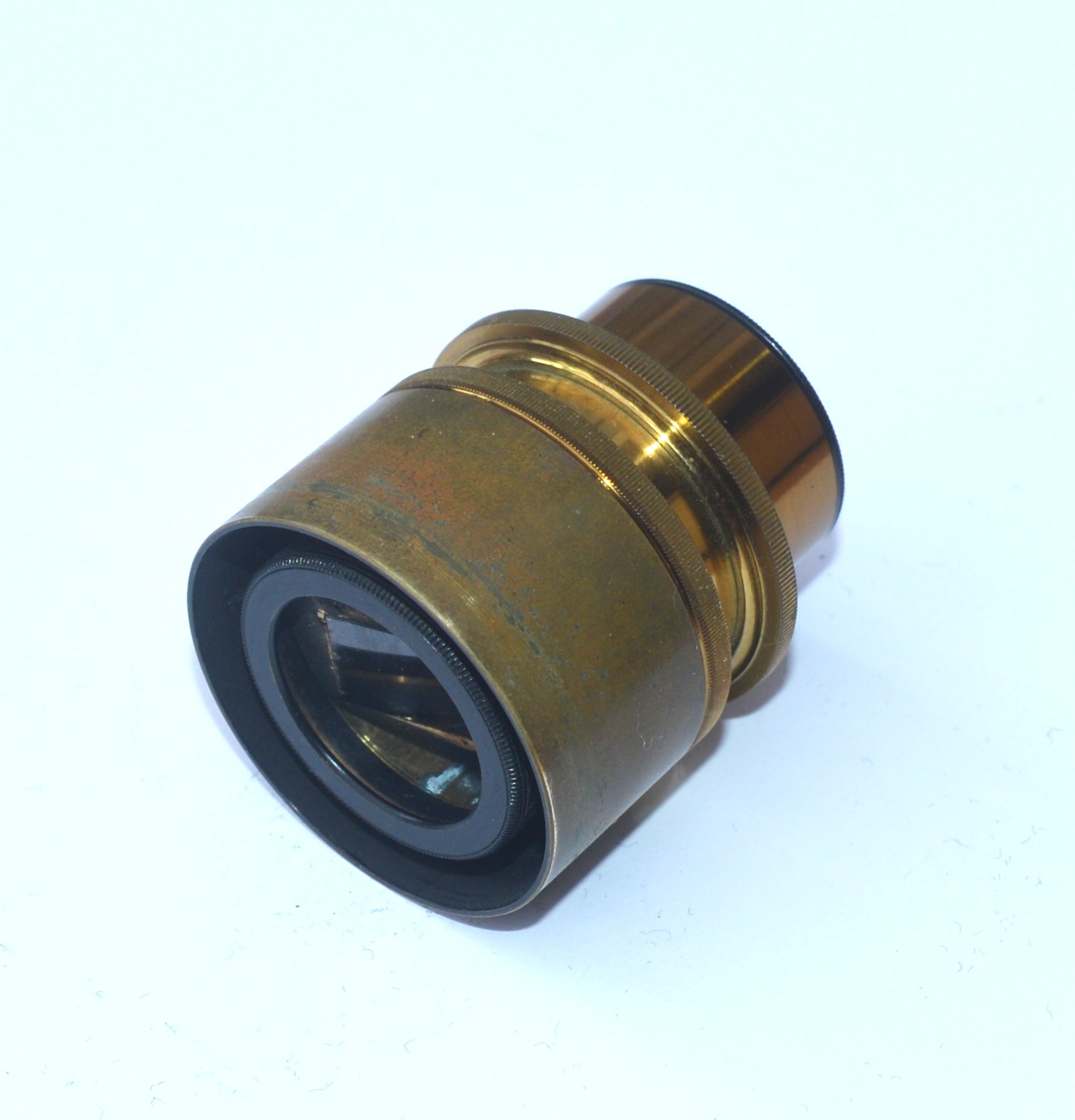 Microscope accessories: sub stage prism.