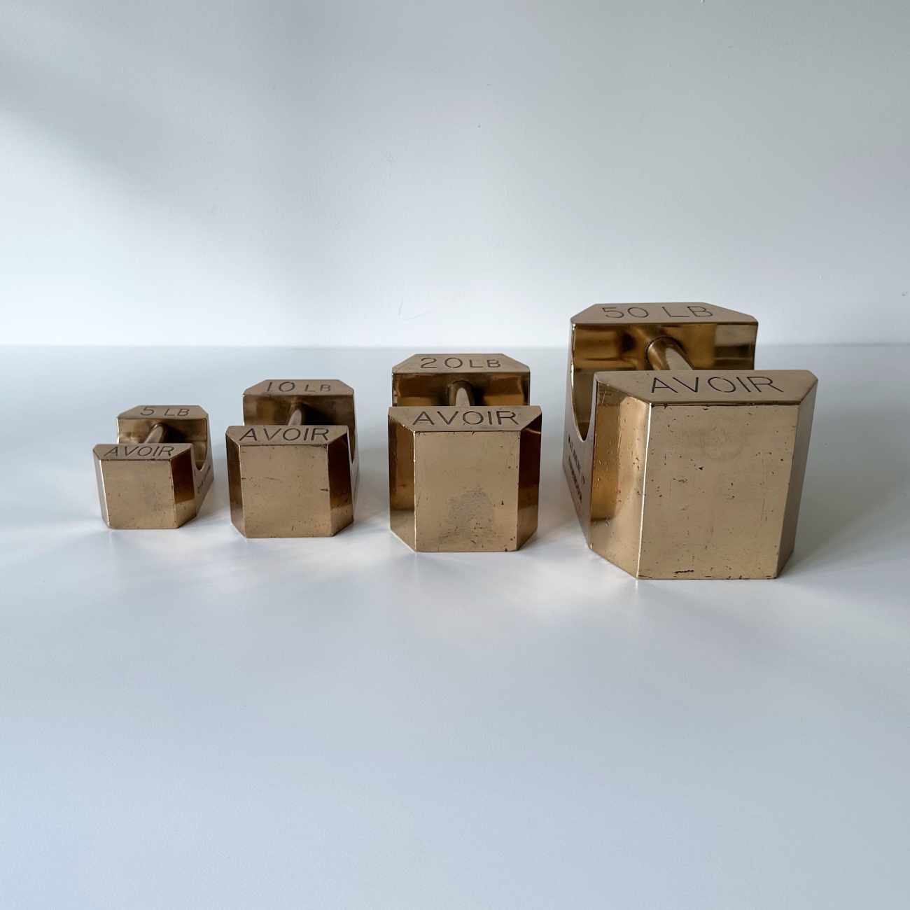 Edwardian Set of Avoir Standard Weights for The City of Liverpool by W&T Avery