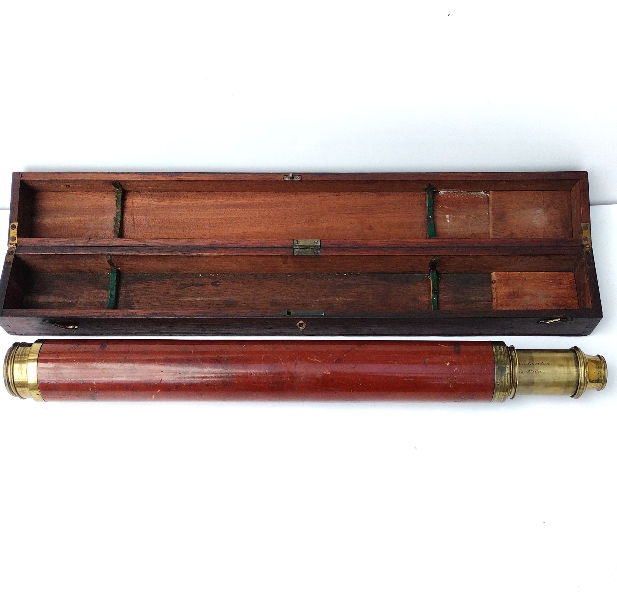 Telescope in case – Richardson, London.