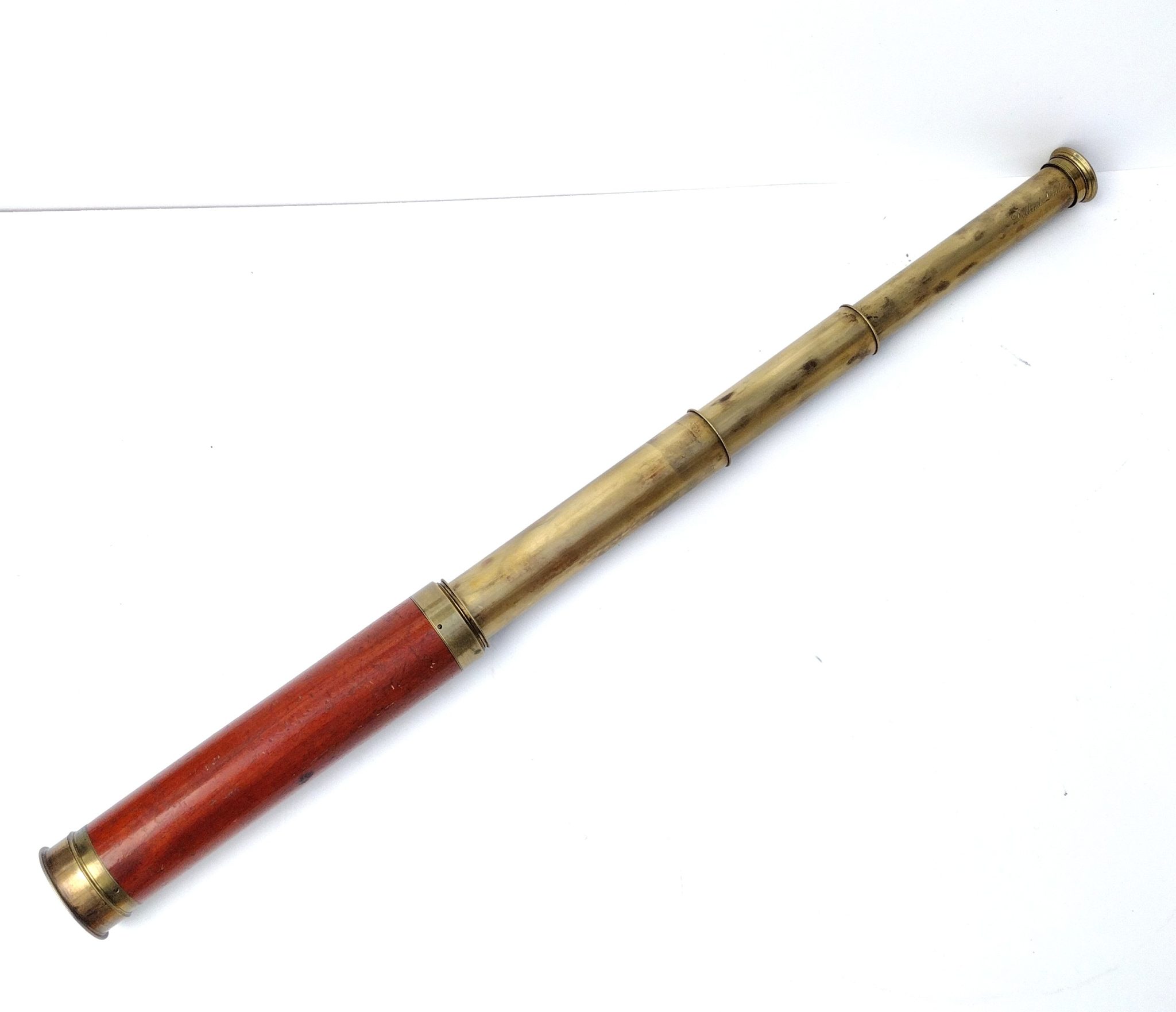 Three draw telescope – Dolland, London.