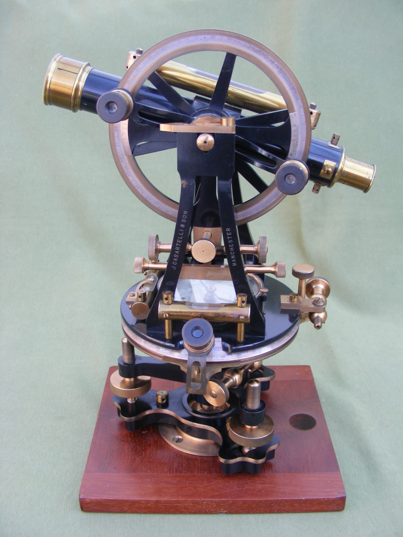 FINE EXHIBITION/SHOWROOM THEODOLITE BY CASARTELLI