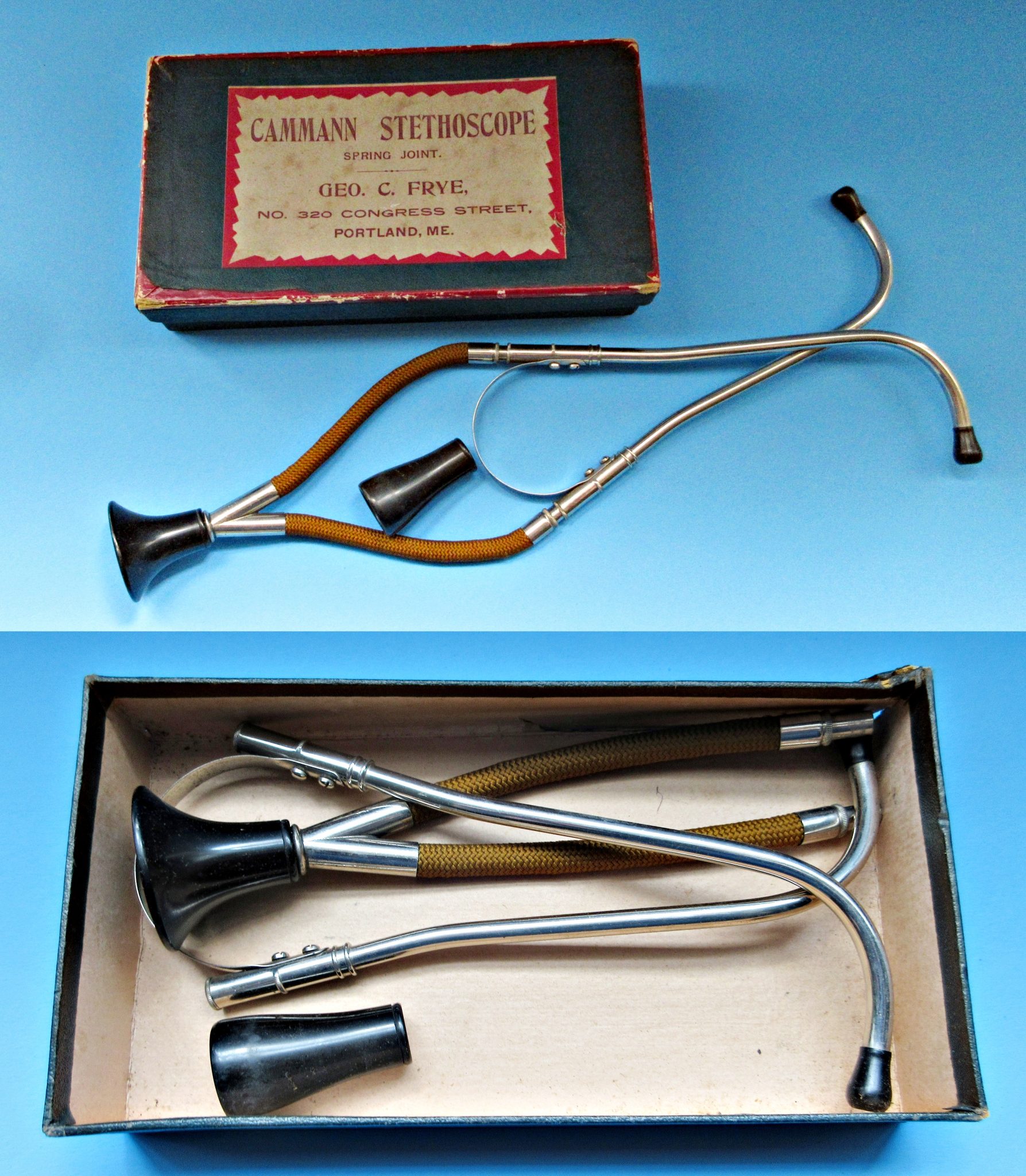 Camman 2nd-Model Stethoscope in Original Box Cammann2 Camman 2nd-Model Stethoscope in Original Box