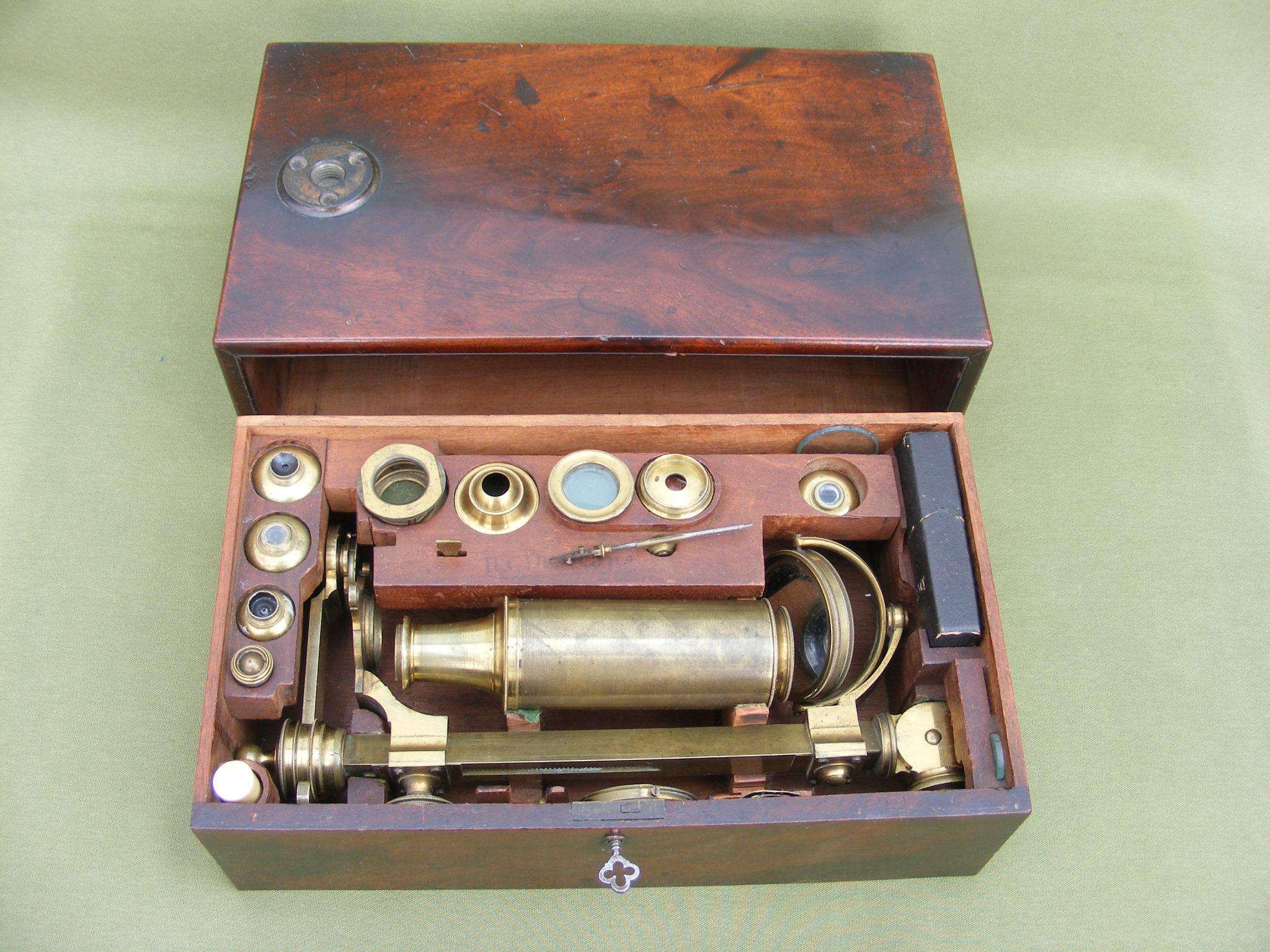 RARE DAVID JONES LATE 18TH CENTURY COMPOUND & SIMPLE MICROSCOPE