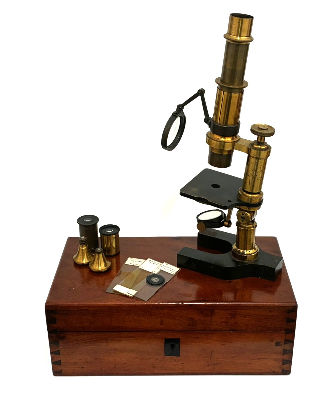Early Hartnack microscope (1866)
