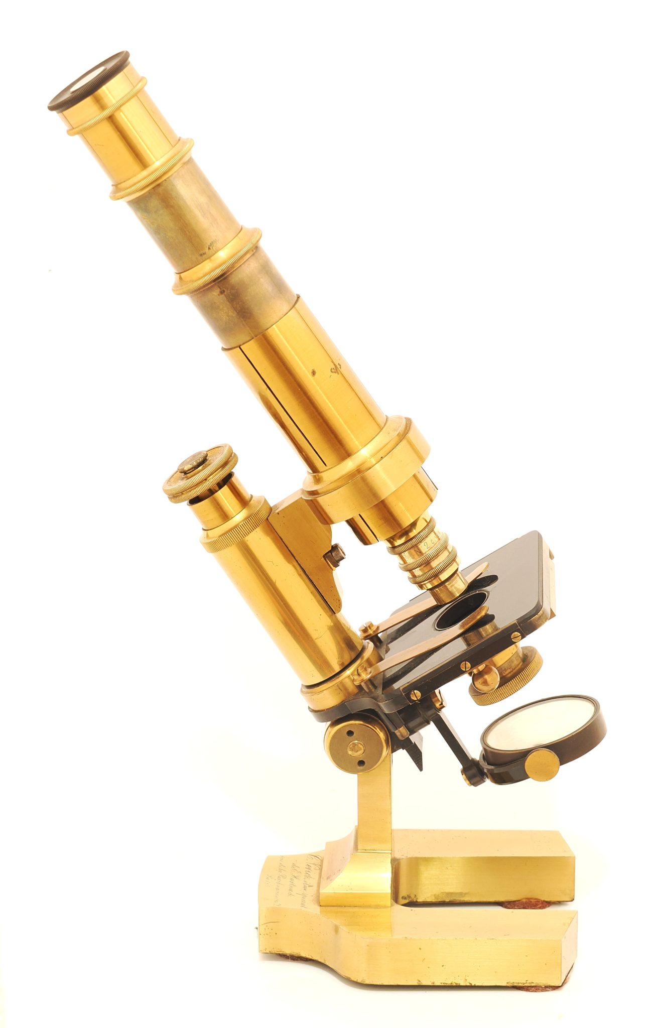 Antique continental Verick microscope (c.1870)