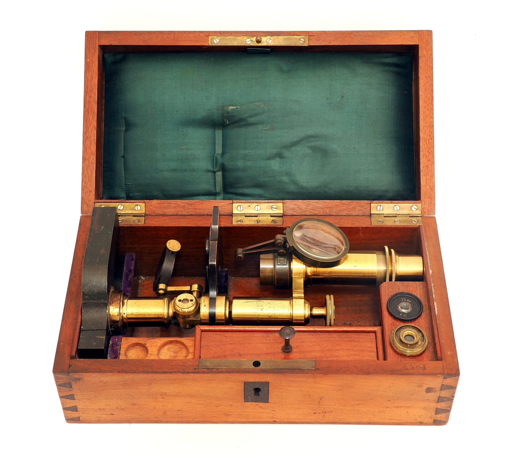 Early Hartnack microscope (1866)