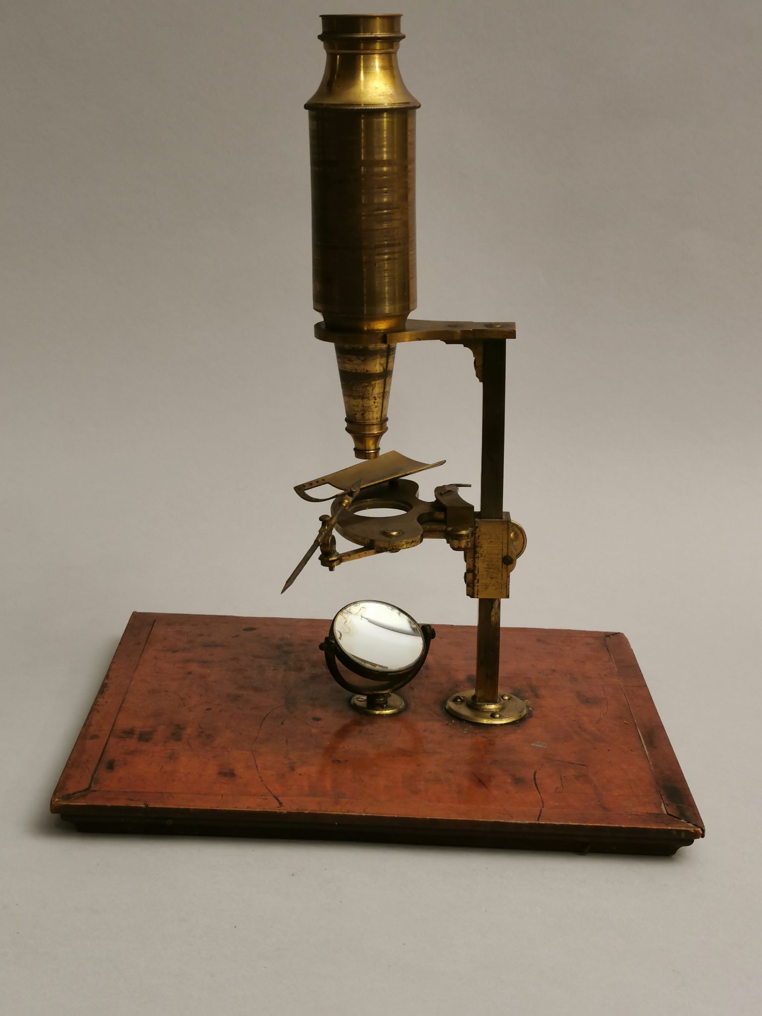 Rare microscope signed “Weickert, Leipzig”