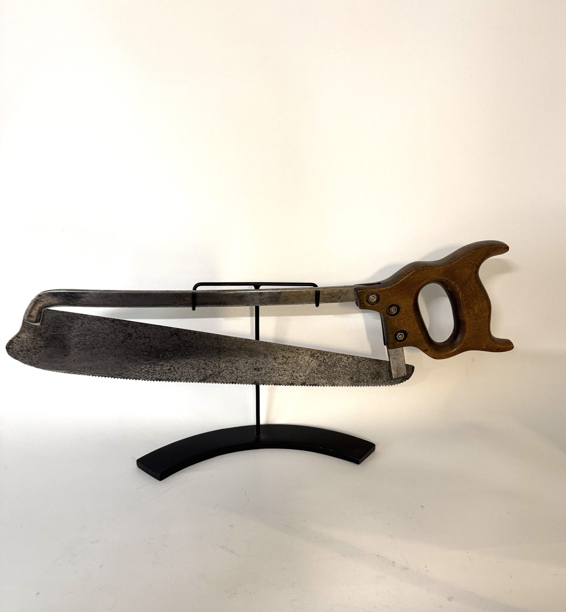 Antique medical amputation saw.