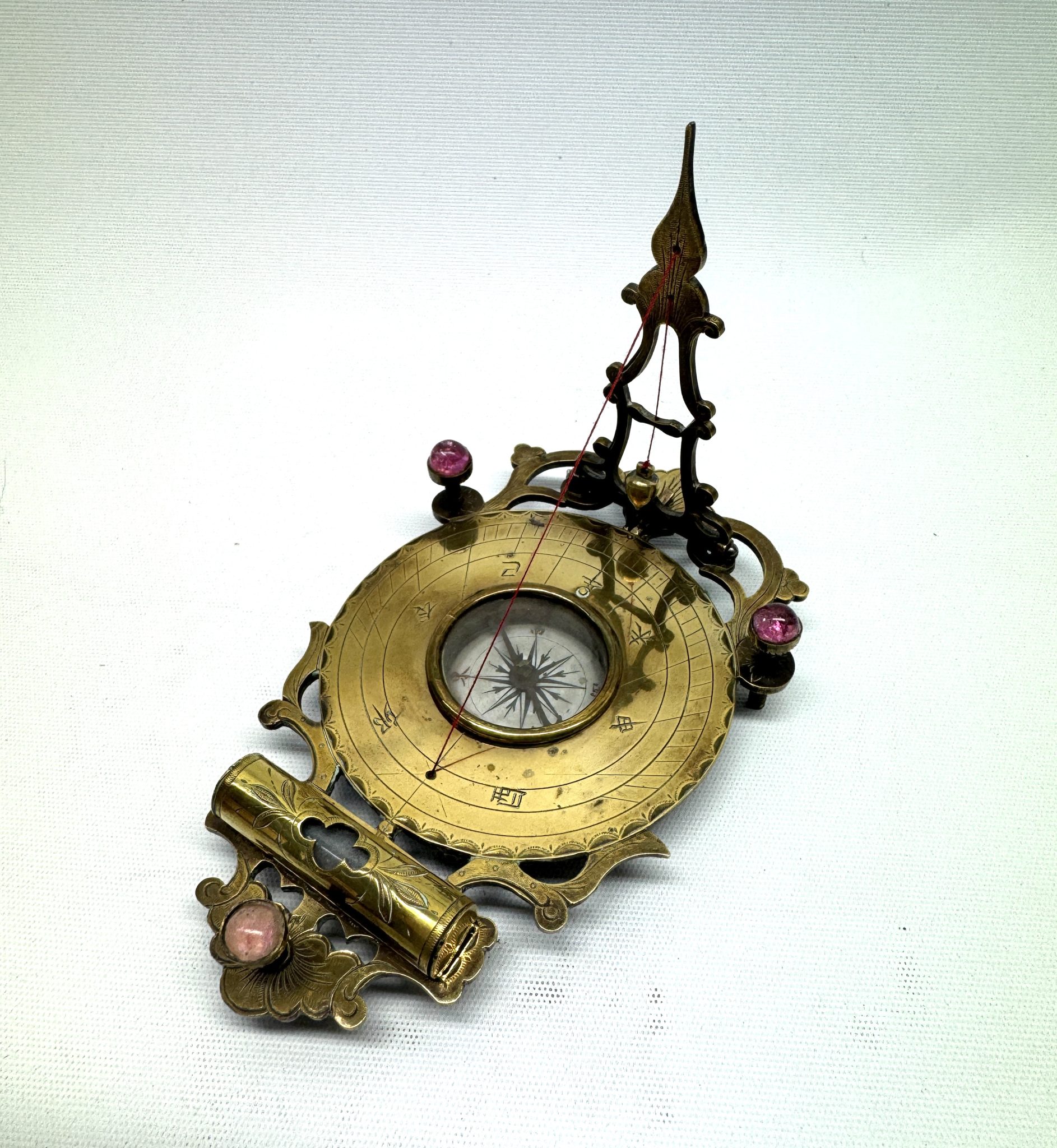 Antique Chinese bronze sundial