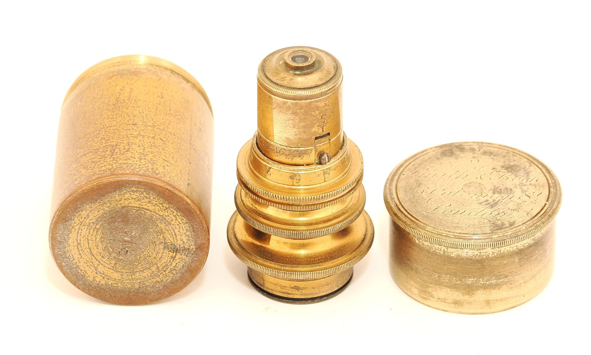 Early 1/5in Smith&Beck microscope objective (1855)