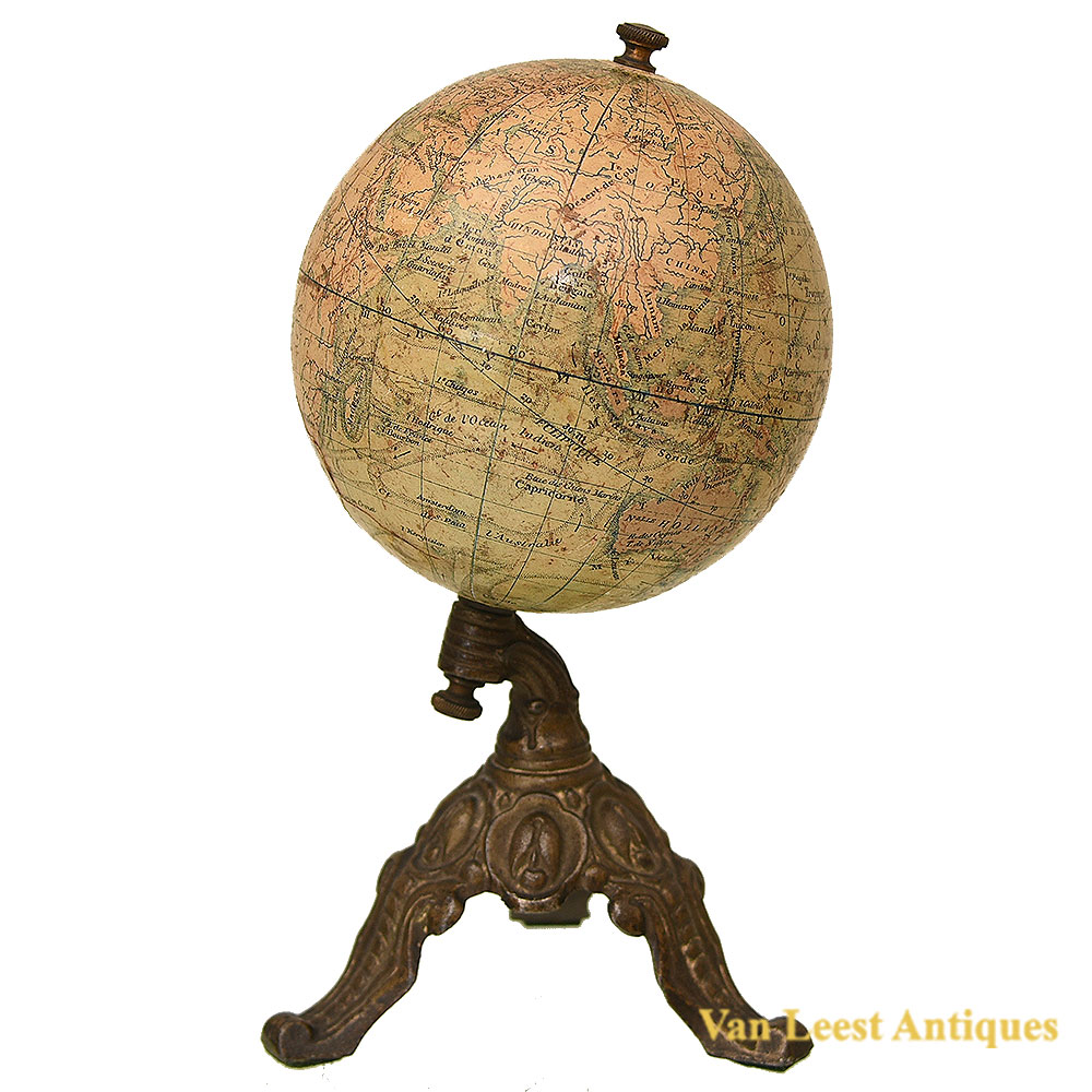 Small Lebegue terrestrial globe, 1850’s