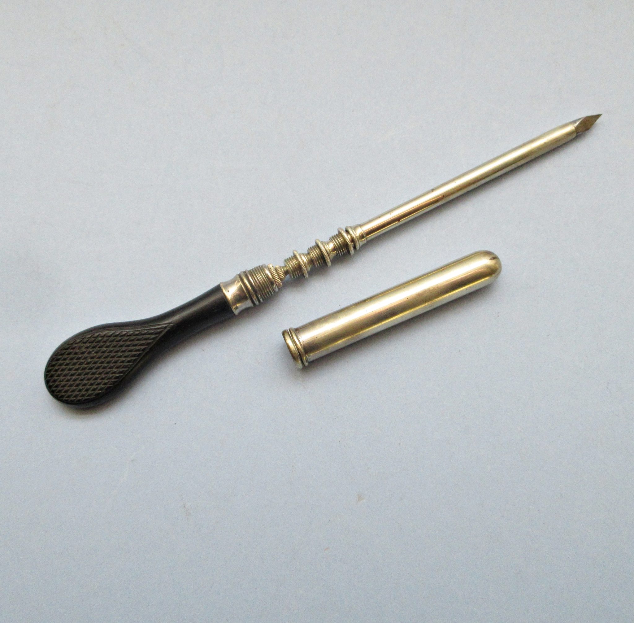 Cased Set of Nested Trocars with Ebony Handle